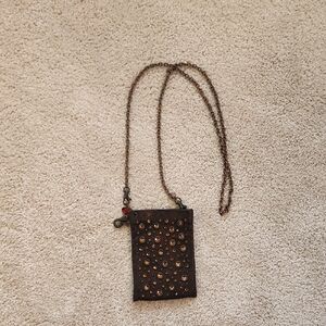 Studded Black Crossbody Bag